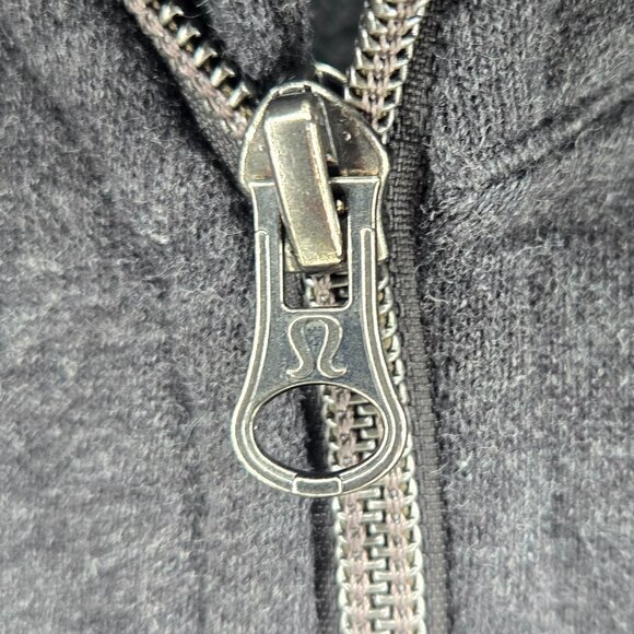 Lululemon Cozy Cuddle Up Jacket - 8 Heathered Black - Picture 7 of 10